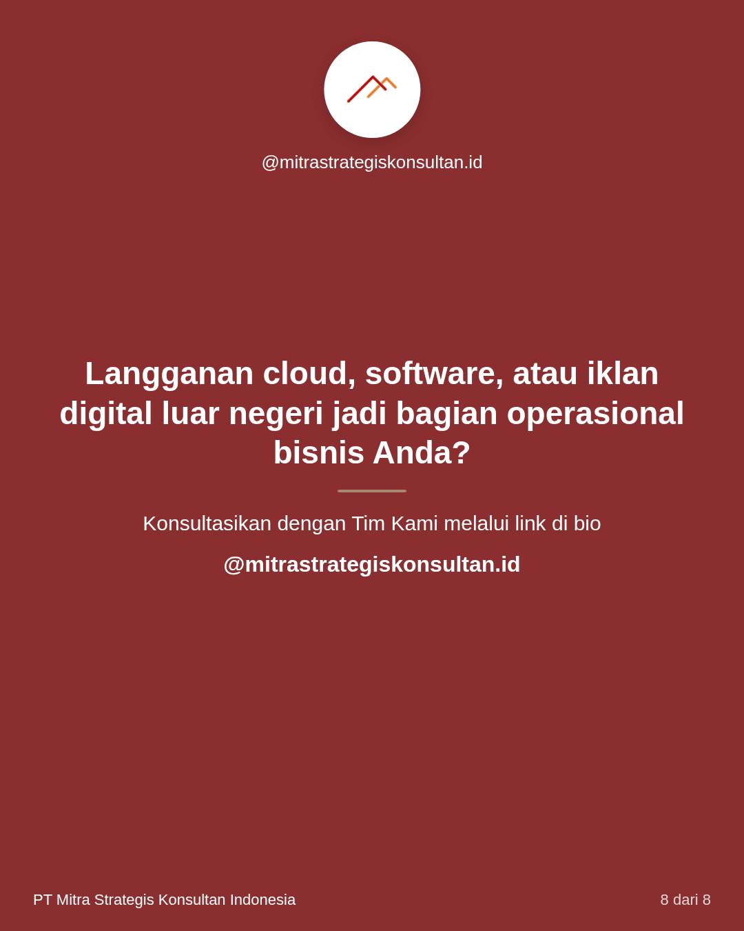 Foto 8 dari unggahan Instagram MSKI